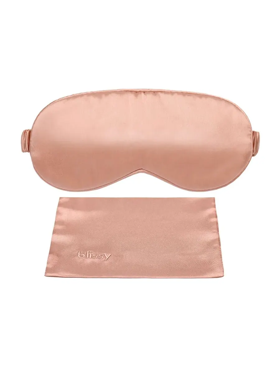 Шелковая маска для сна Pure Silk Sleep Mask BLISSY — изображение 2 из 3