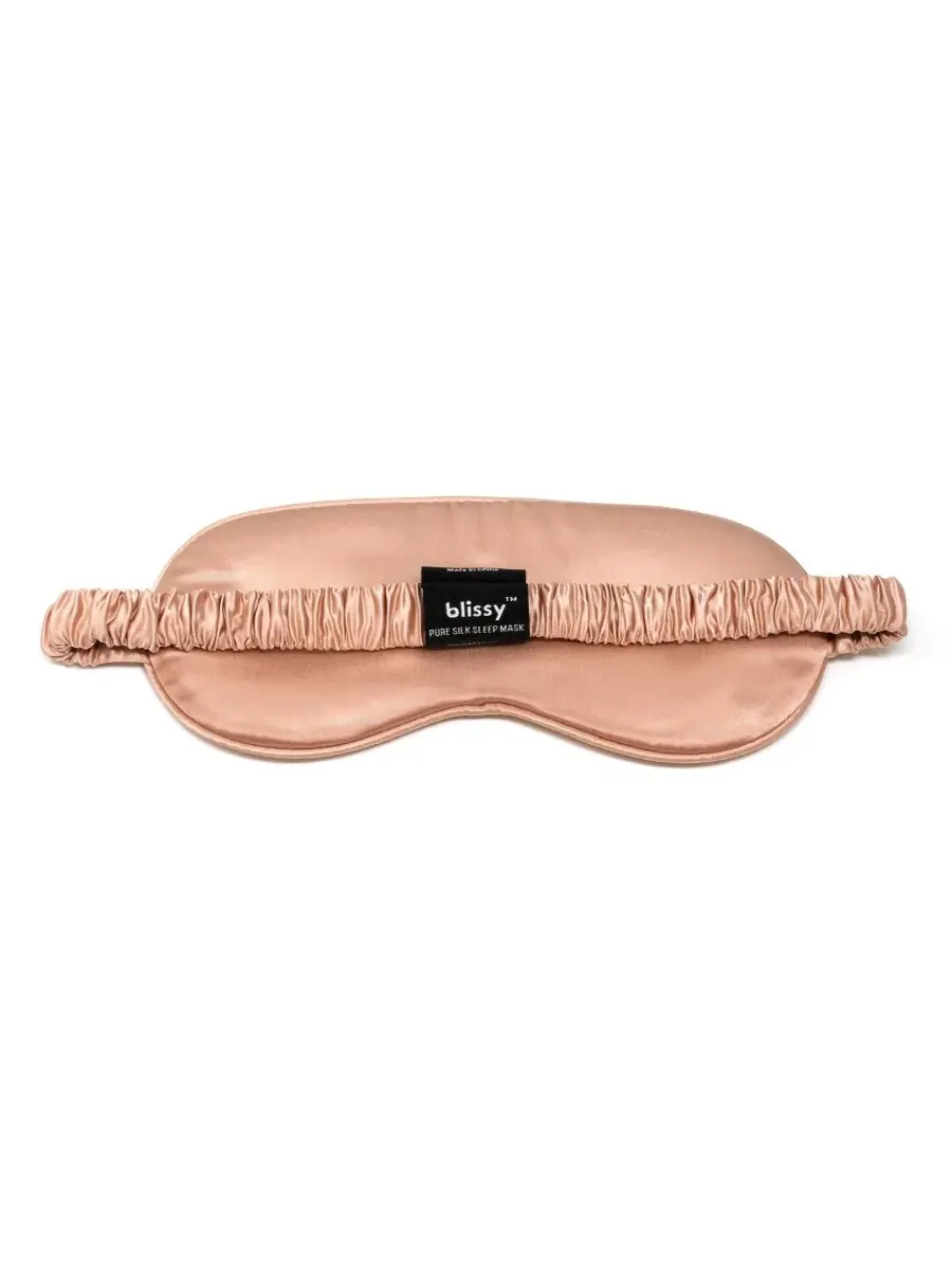 Шелковая маска для сна Pure Silk Sleep Mask BLISSY — изображение 3 из 3