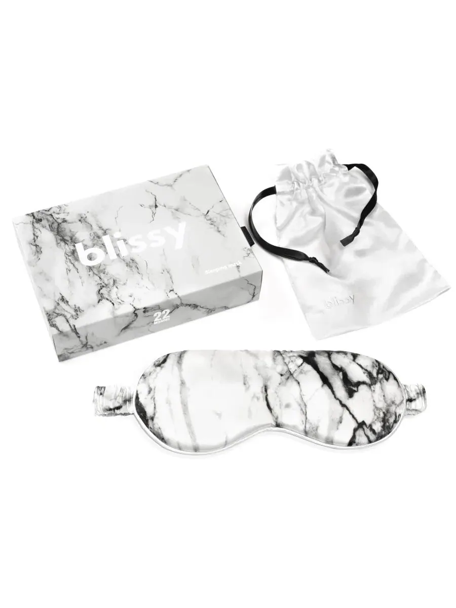 Маска для сна из шелка Pure Silk Sleep Mask BLISSY