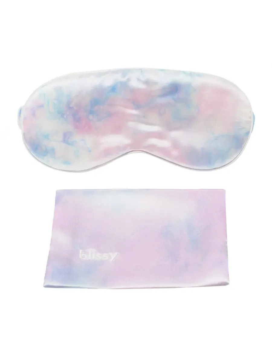 Маска для сна из шелка с чехлом для путешествий, Pure Silk Sleep Mask BLISSY — изображение 2 из 3