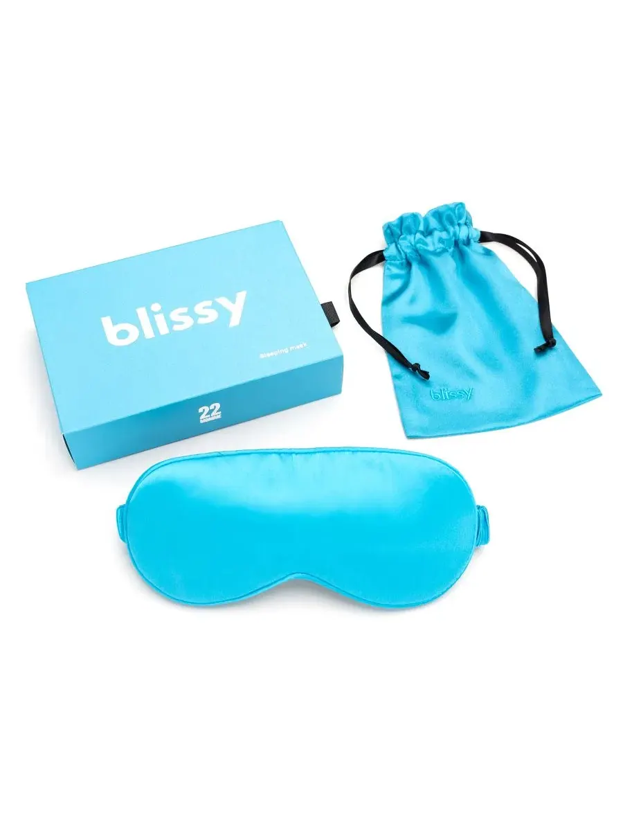 Шелковая маска для сна Pure Silk Sleep Mask BLISSY