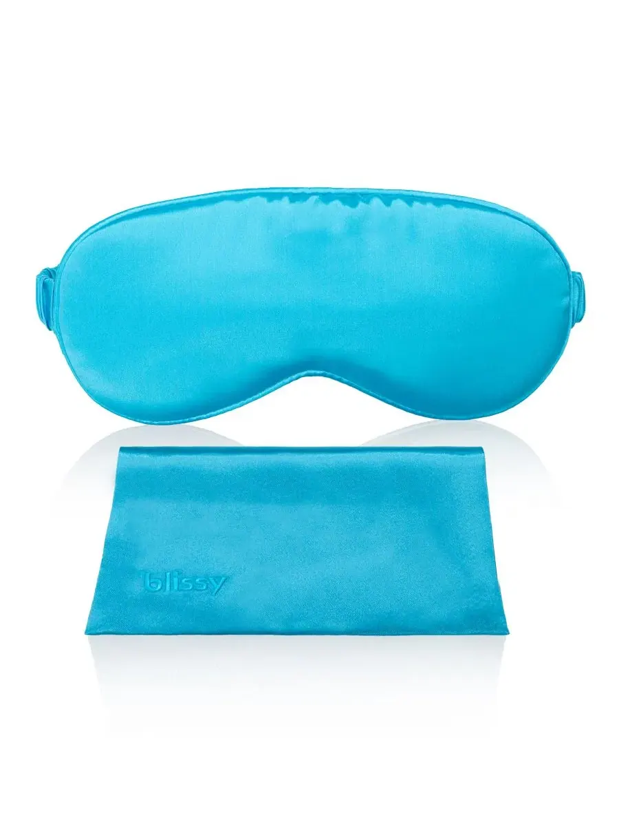 Шелковая маска для сна Pure Silk Sleep Mask BLISSY — изображение 2 из 3