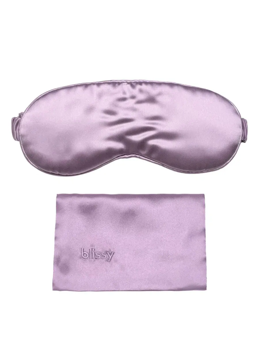 Шелковая маска для сна Pure Silk Sleep Mask BLISSY — изображение 2 из 3
