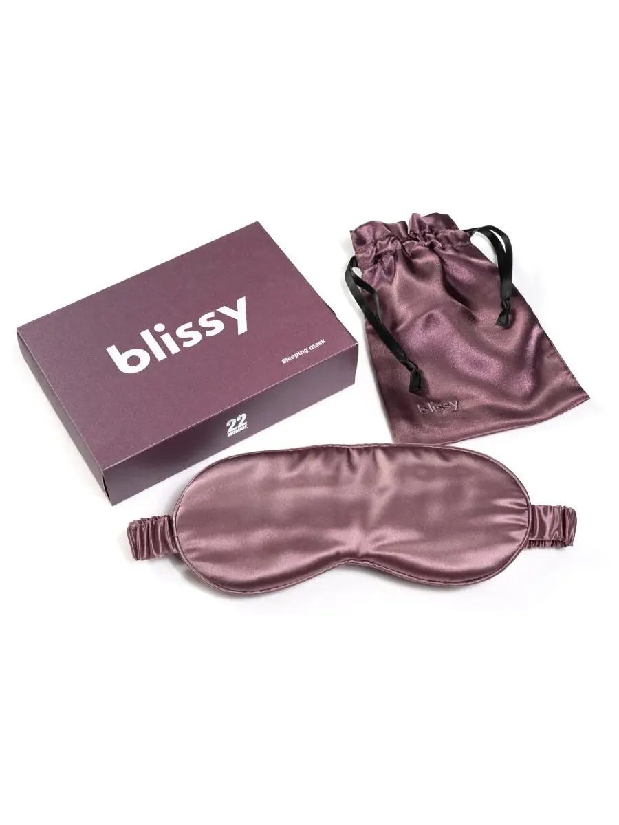 Шелковая маска для сна Pure Silk Sleep Mask BLISSY