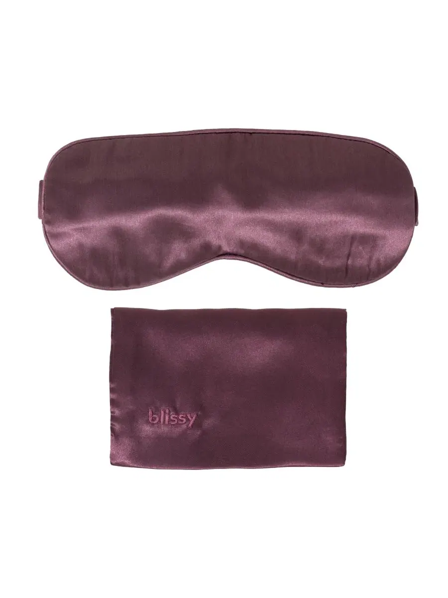Шелковая маска для сна Pure Silk Sleep Mask BLISSY — изображение 2 из 3