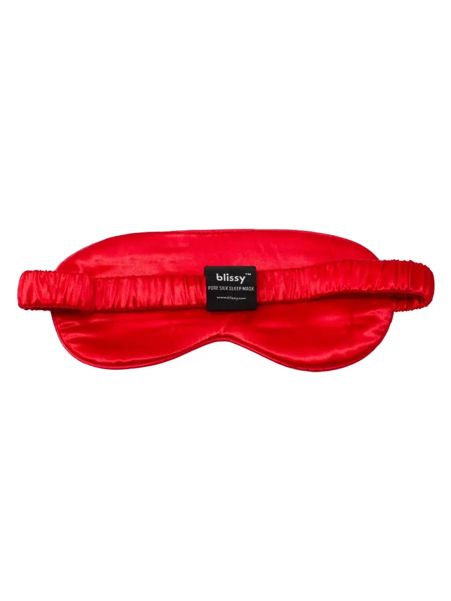 Маска для сна из шелка Pure Silk Sleep Mask BLISSY — изображение 3 из 3