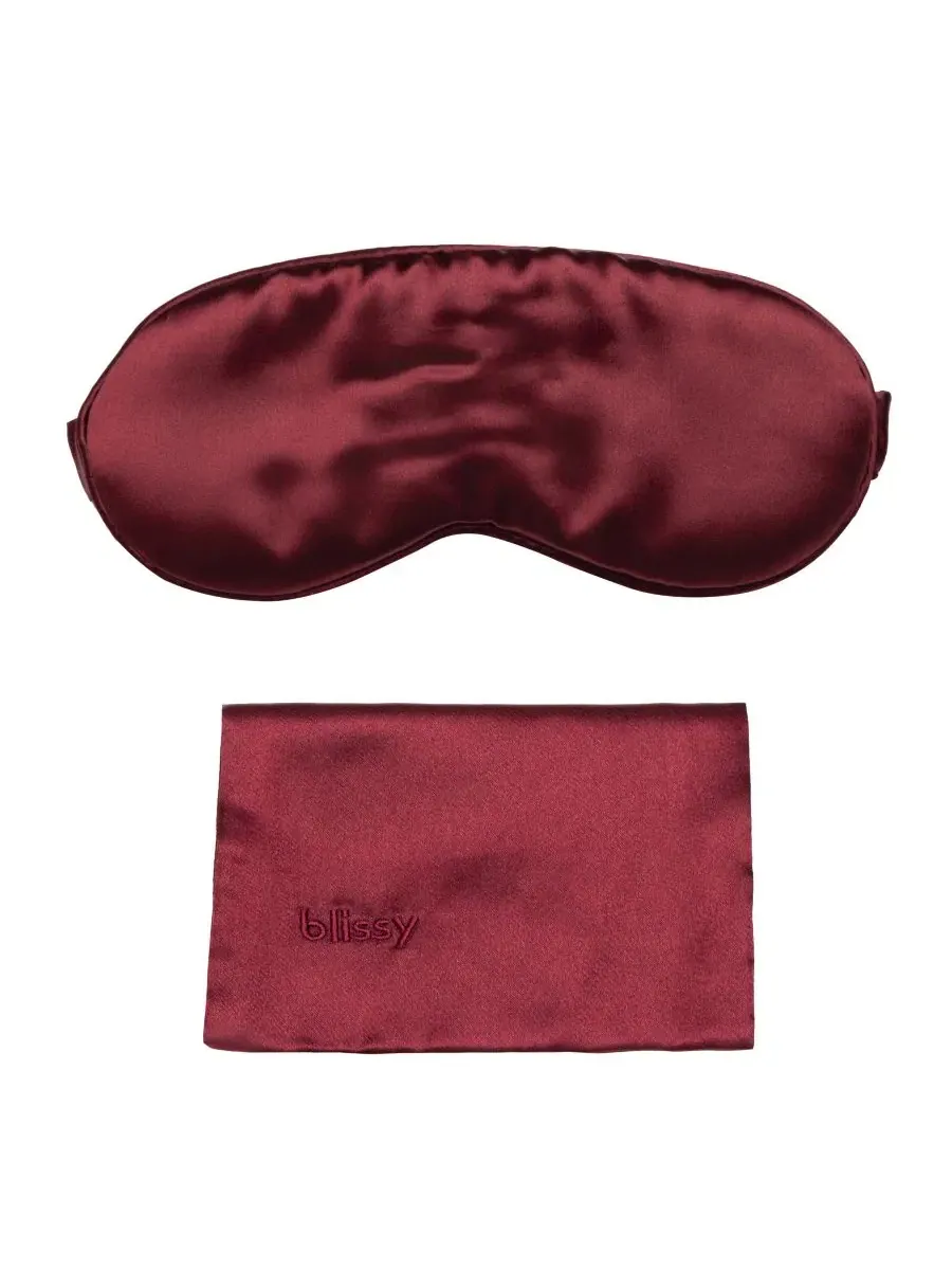 Шелковая маска для сна Pure Silk Sleep Mask BLISSY — изображение 2 из 3
