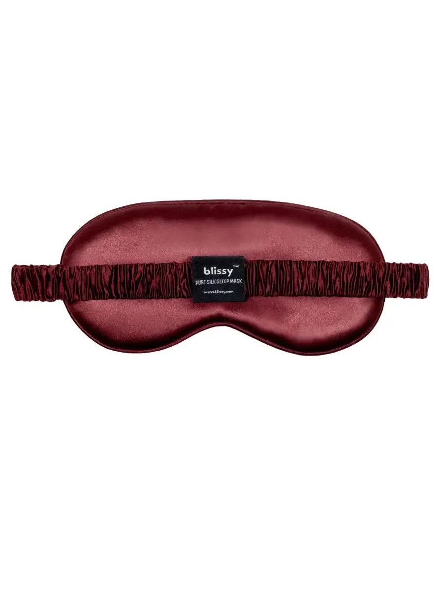 Шелковая маска для сна Pure Silk Sleep Mask BLISSY — изображение 3 из 3