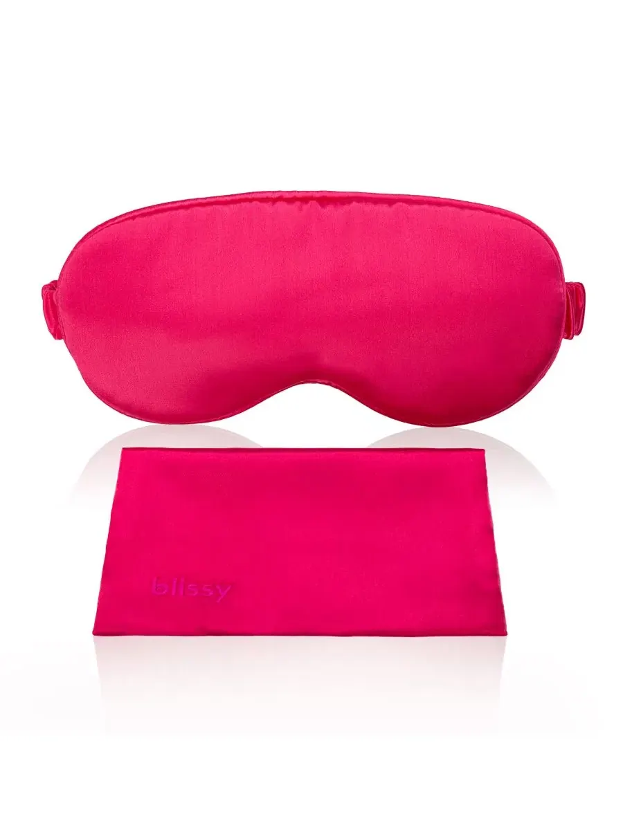 Шелковая маска для сна Pure Silk Sleep Mask BLISSY — изображение 2 из 3
