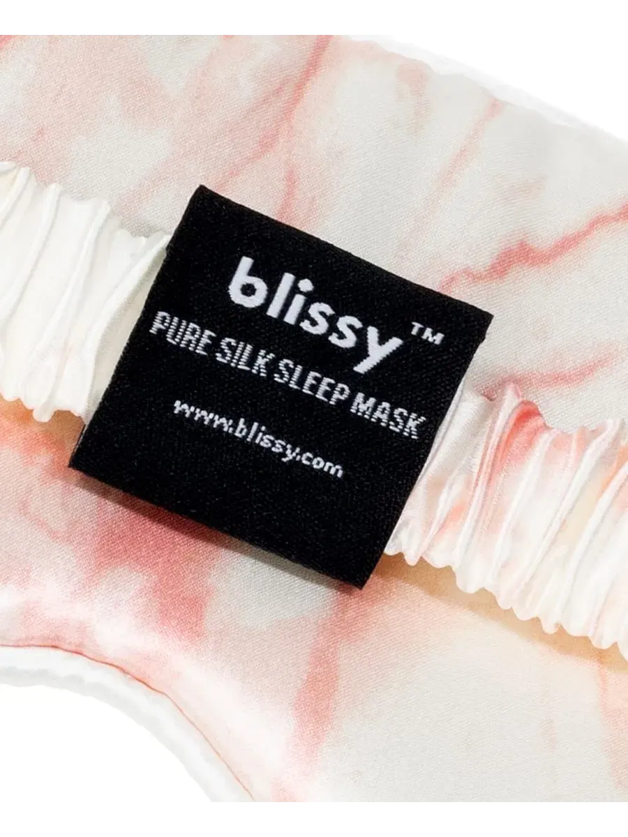 Шелковая маска для сна Pure Silk Sleep Mask BLISSY — изображение 3 из 3