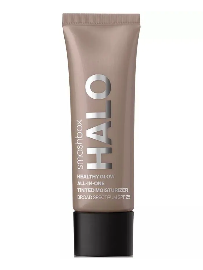 Mini Halo Healthy Glow Тонированный увлажняющий крем SPF 25, 0,41 унции Smashbox — изображение 1 из 10