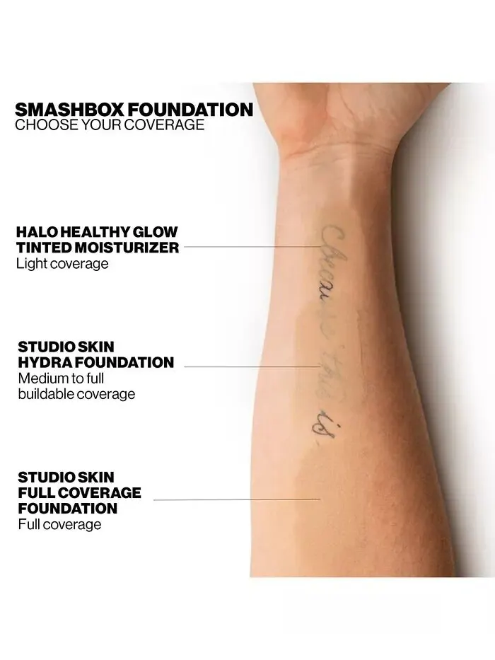 Mini Halo Healthy Glow Тонированный увлажняющий крем SPF 25, 0,41 унции Smashbox — изображение 8 из 10