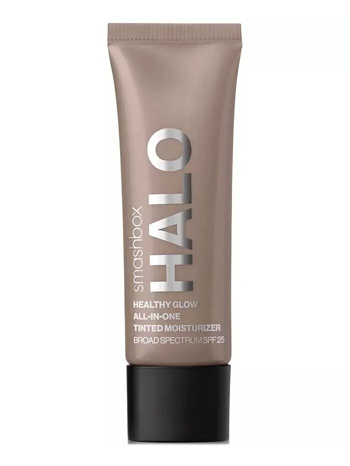 Mini Halo Healthy Glow Тонированный увлажняющий крем SPF 25, 0,41 унции Smashbox — изображение 1 из 10