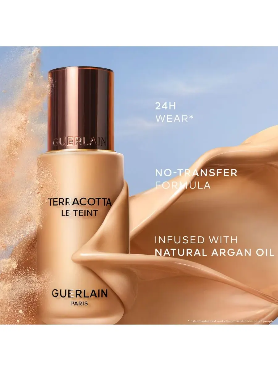 Терракотовая матовая основа Le Teint GUERLAIN — изображение 6 из 10
