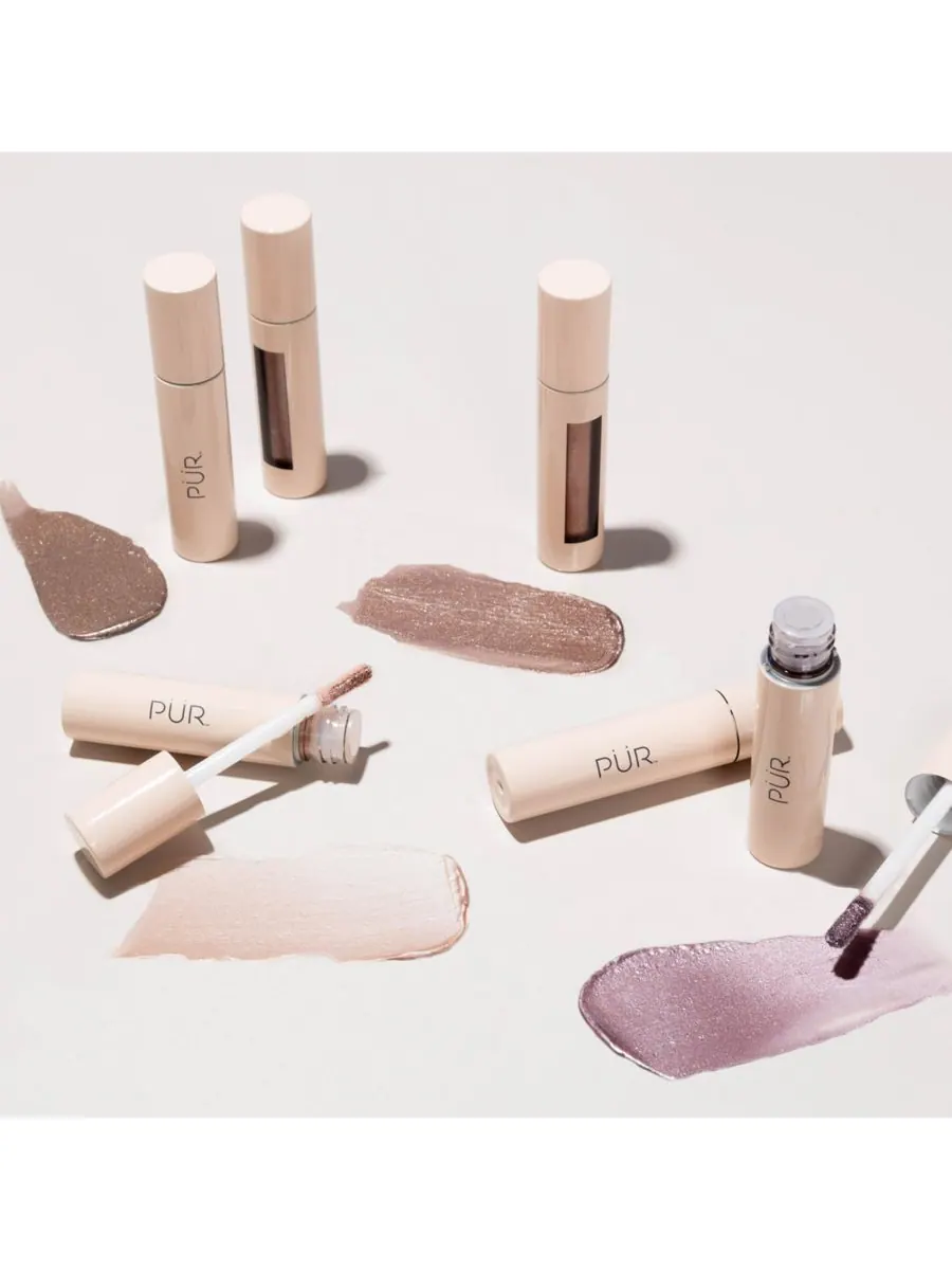 Кремовые тени для век On Point Tint с праймером и пептидами PÜR, цвет silk — изображение 10 из 10