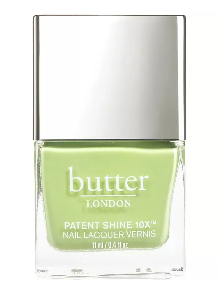Лак для ногтей Patent Shine 10X, 0,4 унции Butter London, цвет Garden Party — без цвета