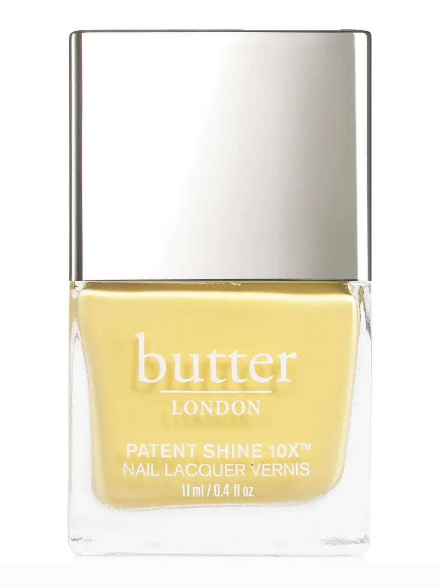 Лак для ногтей Patent Shine 10X, 0,4 унции Butter LONDON, цвет bit of sunshine — без цвета