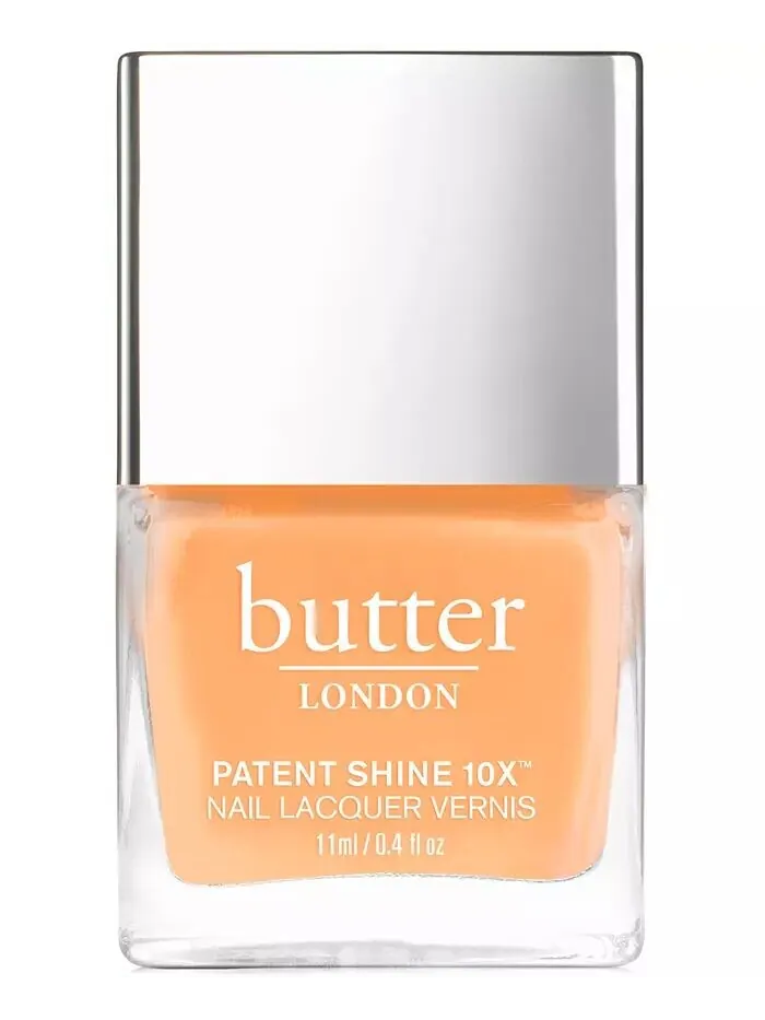 Лак для ногтей Patent Shine 10X, 0,4 унции Butter London — оранжевый