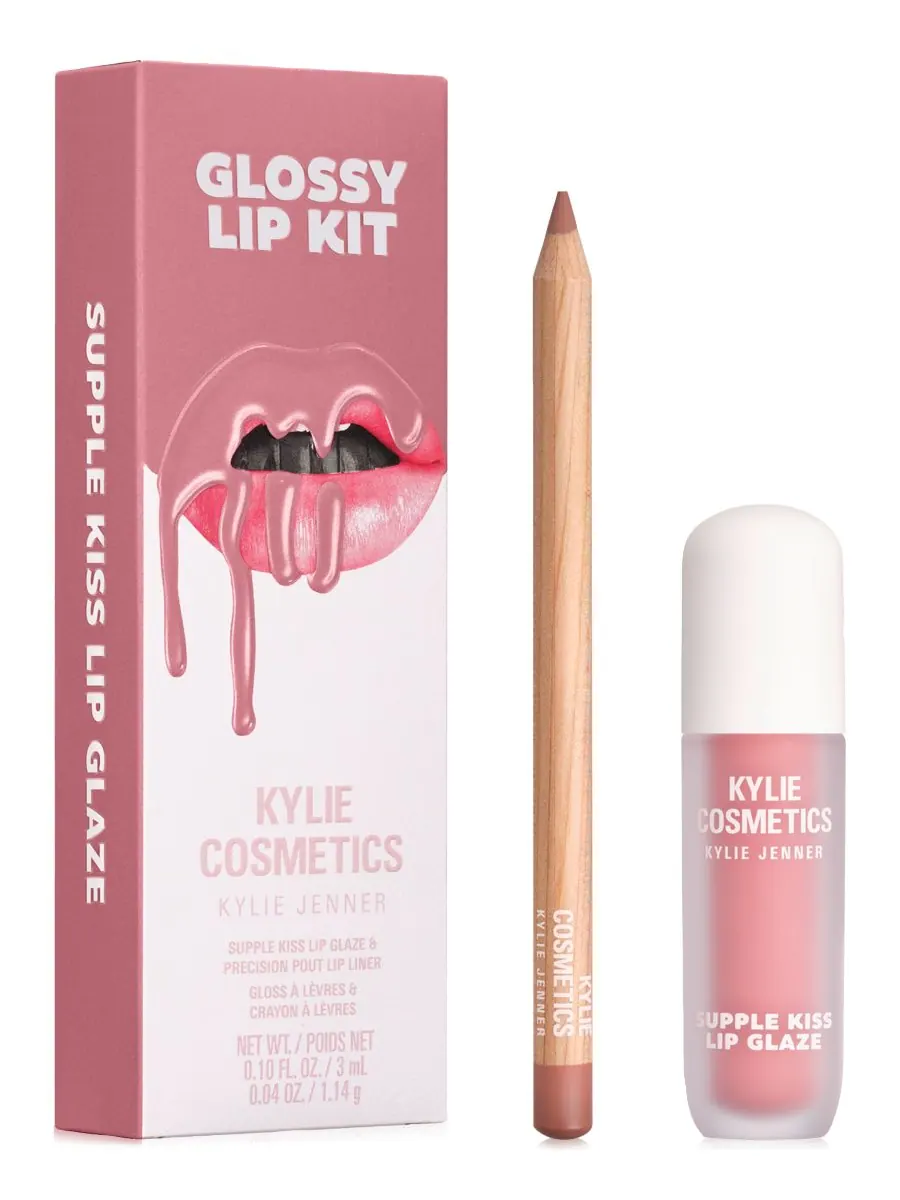 Набор из 2 блестящих помад Kylie Cosmetics, цвет kylie — изображение 1 из 6