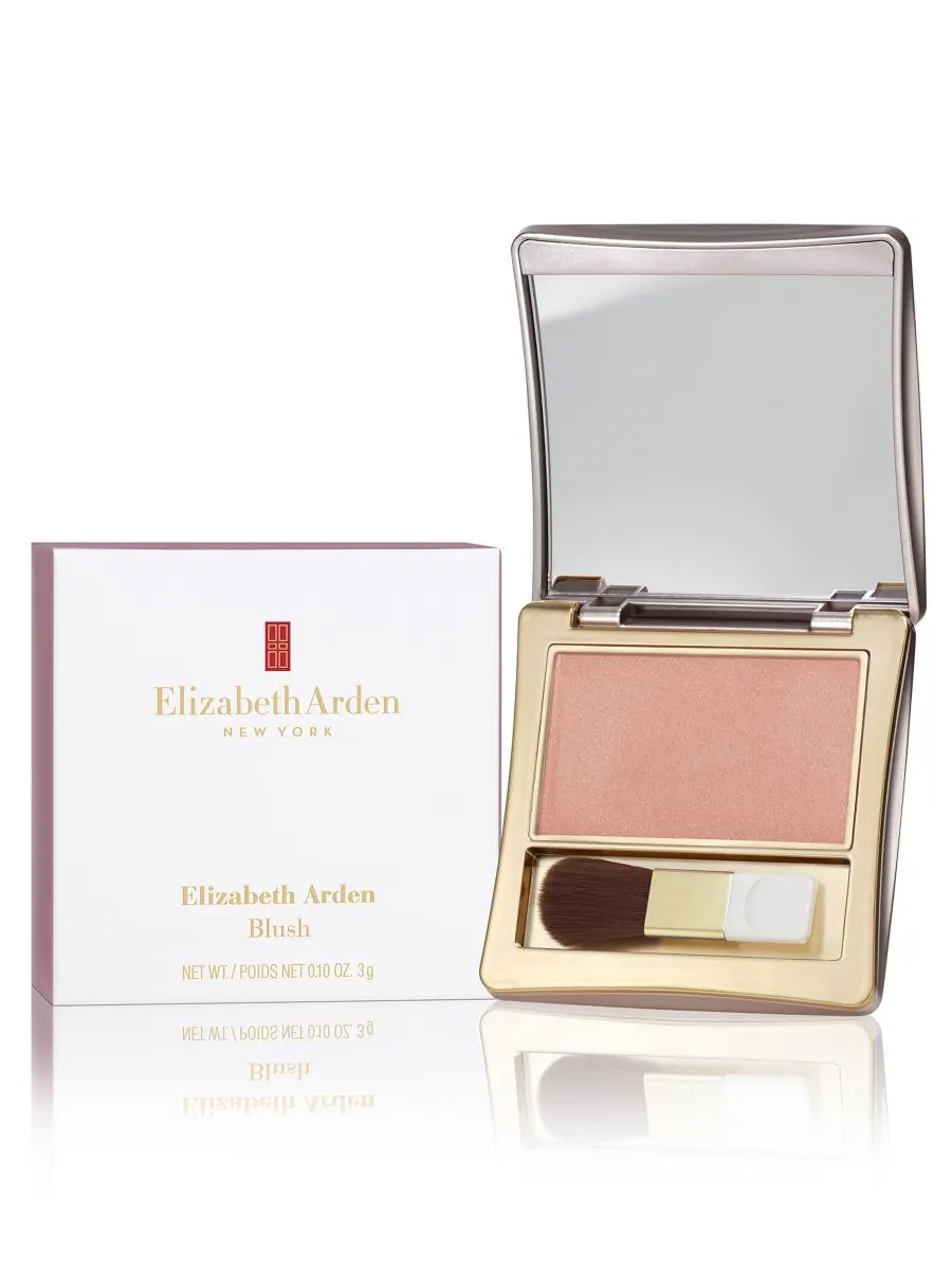 Пудровые румяна с мерцающим и матовым финишем Elizabeth Arden, цвет nearly nude 03 — бежевый