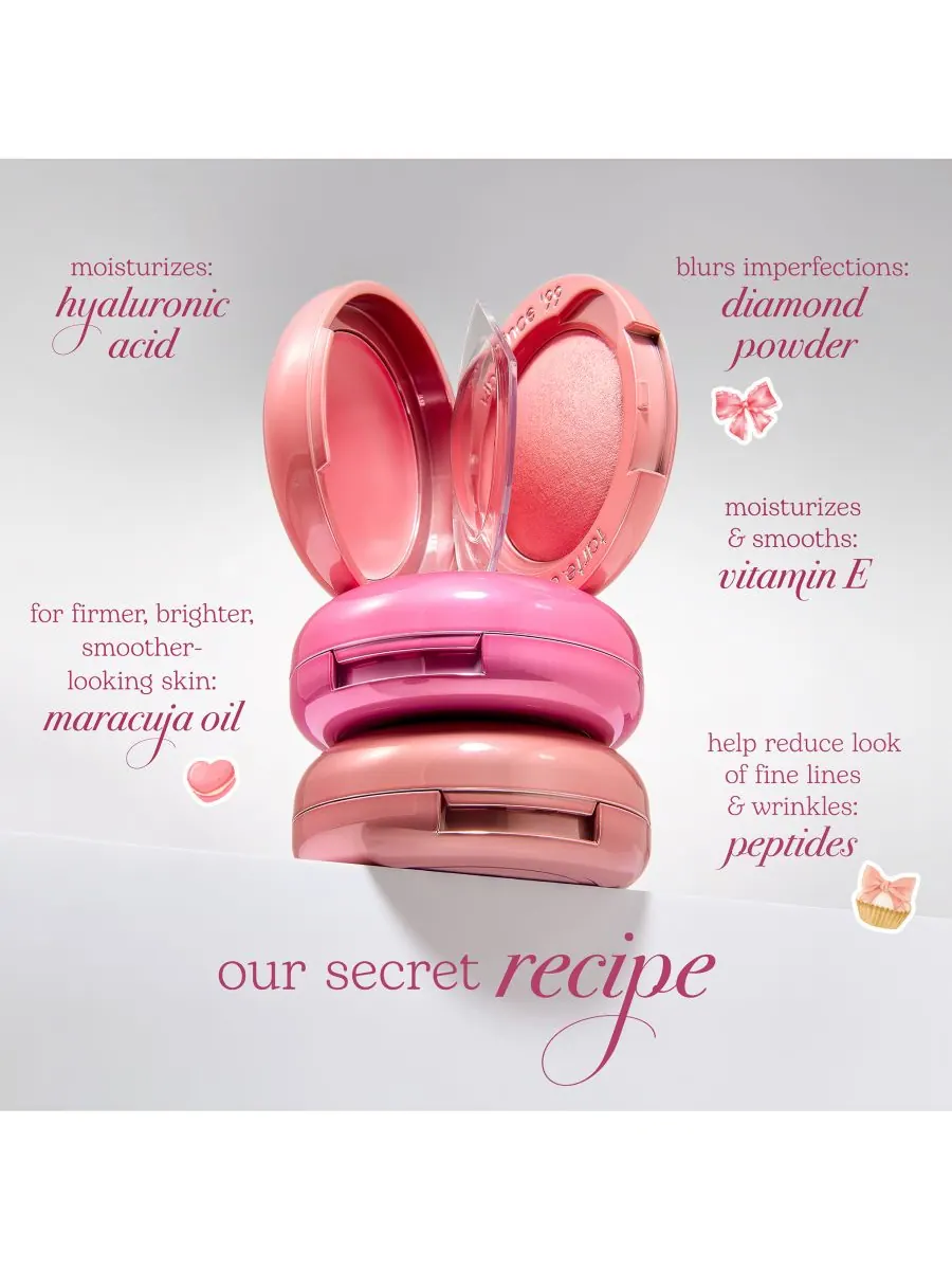 Румяна и сияющий набор Macaron Blush & Glow Tarte, цвет strawberry bliss — изображение 3 из 8