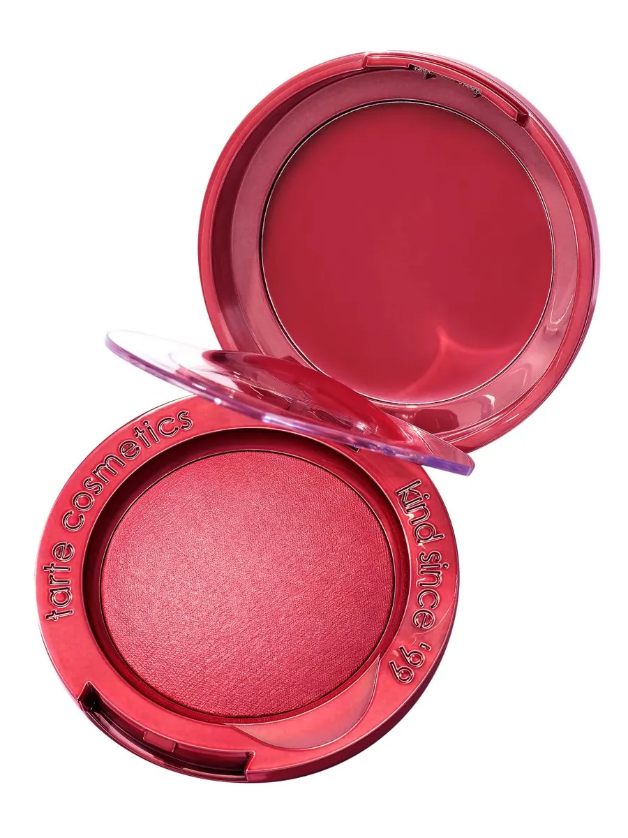 Румяна и сияющий набор Macaron Blush & Glow Tarte — красный