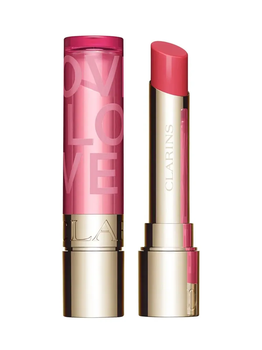 Лимитированная коллекция бальзамов для губ LOVE Collection Clarins — розовый