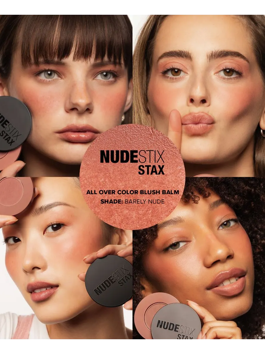 Бальзам-румяна Stax All Over Color Blush Balm NUDESTIX — изображение 3 из 10