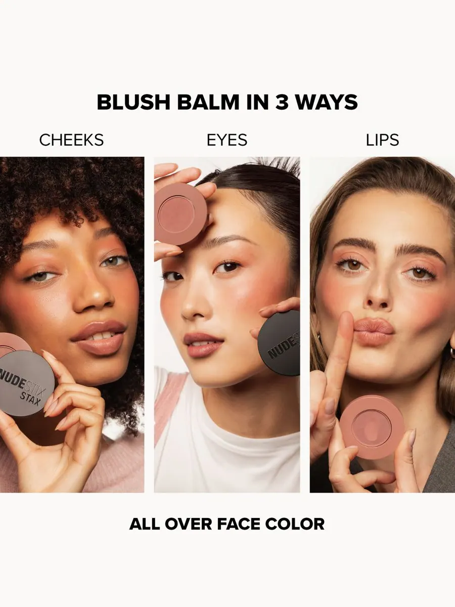 Бальзам-румяна Stax All Over Color Blush Balm NUDESTIX — изображение 5 из 10