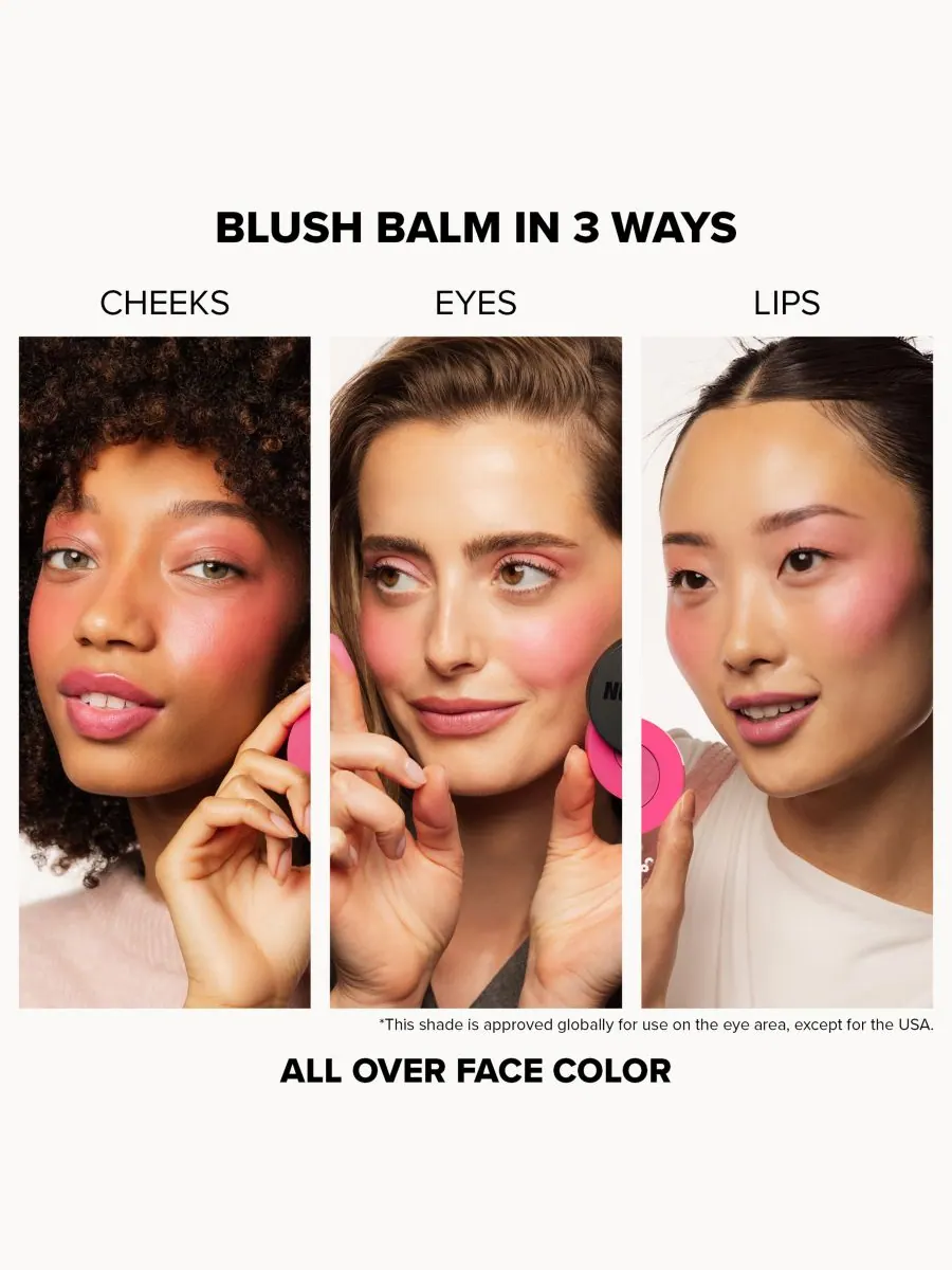 Бальзам-румяна Stax All Over Color Blush Balm NUDESTIX, цвет magenta matte — изображение 5 из 10