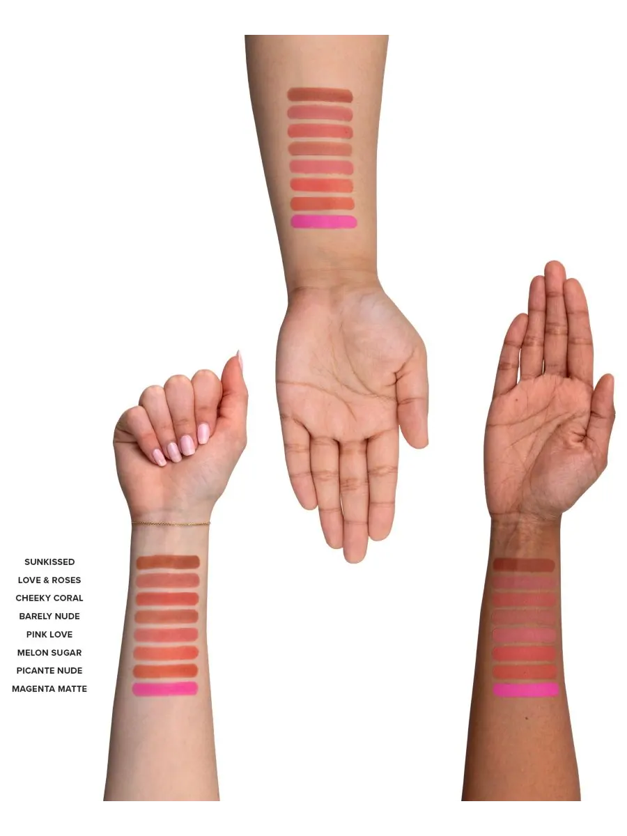 Бальзам-румяна Stax All Over Color Blush Balm NUDESTIX, цвет magenta matte — изображение 9 из 10