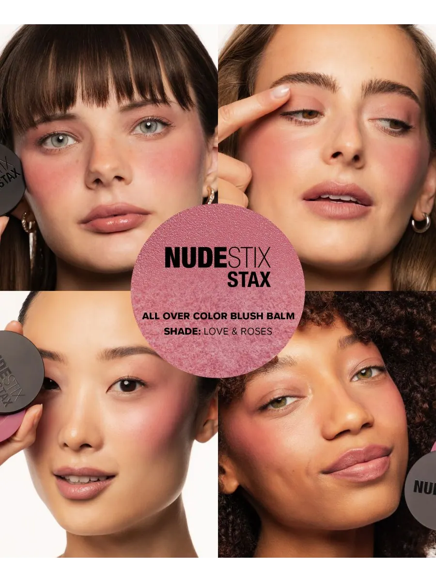 Бальзам-румяна Stax All Over Color Blush Balm NUDESTIX, цвет love and roses — изображение 3 из 10