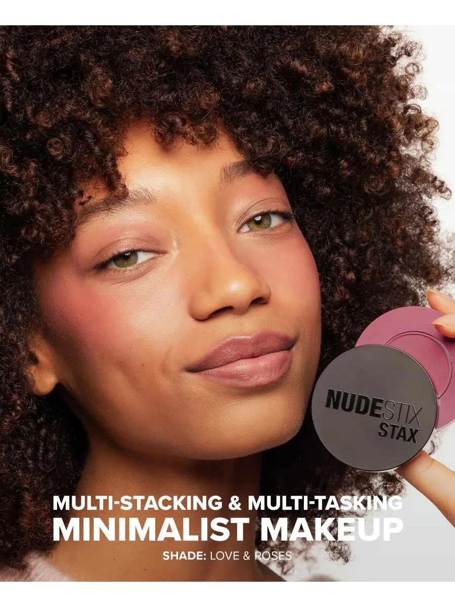 Бальзам-румяна Stax All Over Color Blush Balm NUDESTIX, цвет love and roses — изображение 4 из 10