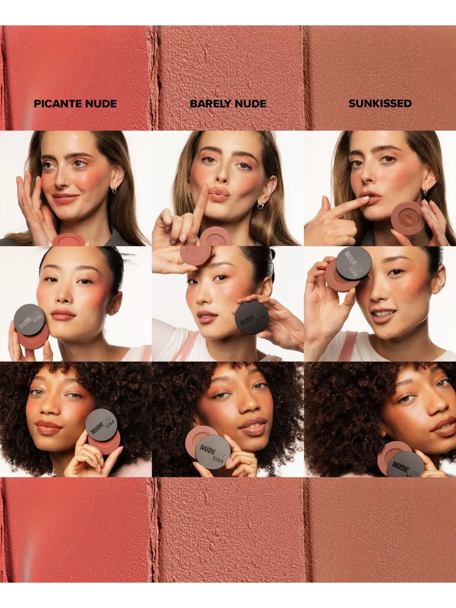 Бальзам-румяна Stax All Over Color Blush Balm NUDESTIX — изображение 7 из 10