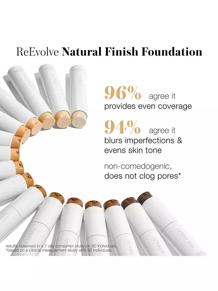 Re Тональная основа Evolve Natural Finish Rms Beauty, цвет 99 Rich Light Mahogany — изображение 7 из 7