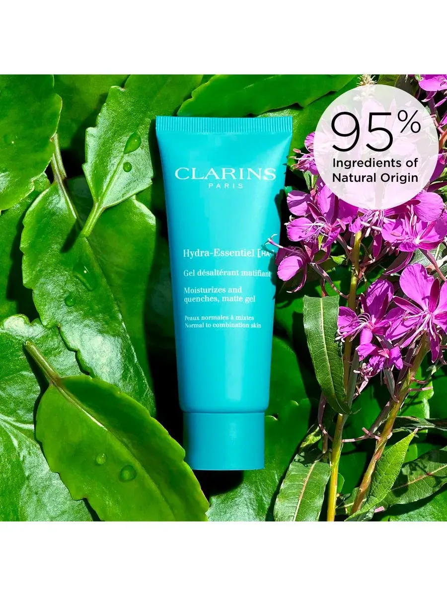 Крем для лица Clarins — Матирующий гель Hydra-Essentiel с двойной гиалуроновой кислотой — изображение 2 из 6