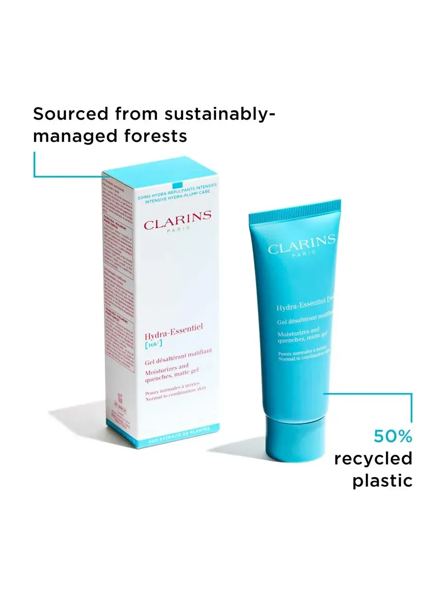 Крем для лица Clarins — Матирующий гель Hydra-Essentiel с двойной гиалуроновой кислотой — изображение 5 из 6