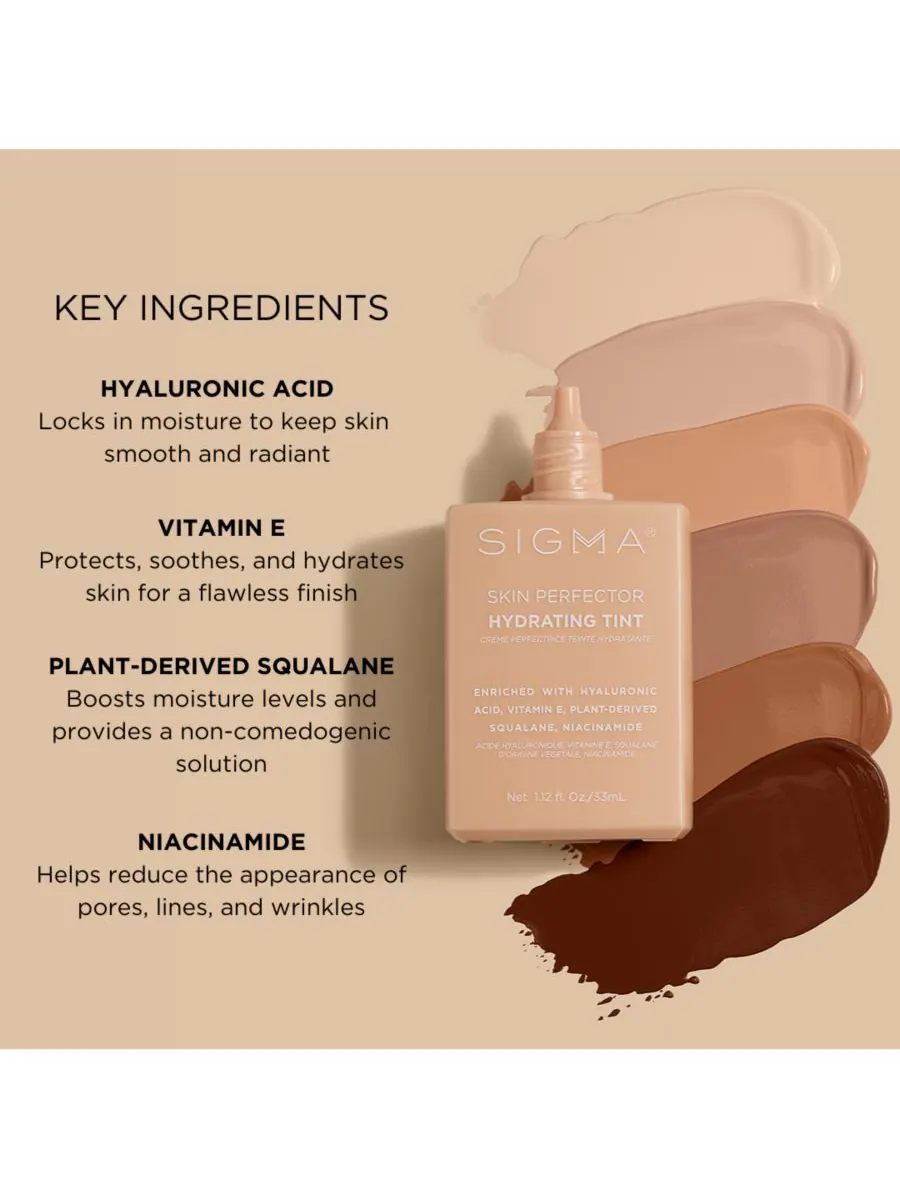 Увлажняющие тонирующие кремы для совершенствования кожи Sigma Beauty — изображение 9 из 10