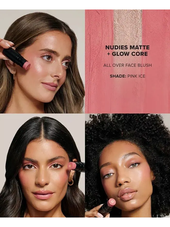 Румяна Nudies Matte + Glow Core по всему лицу, 0,2 унции Nudestix — изображение 11 из 11
