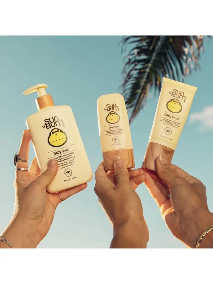 Sun Bum Ежедневный увлажняющий солнцезащитный гель для лица SPF 50, 1,7 унции — изображение 5 из 6