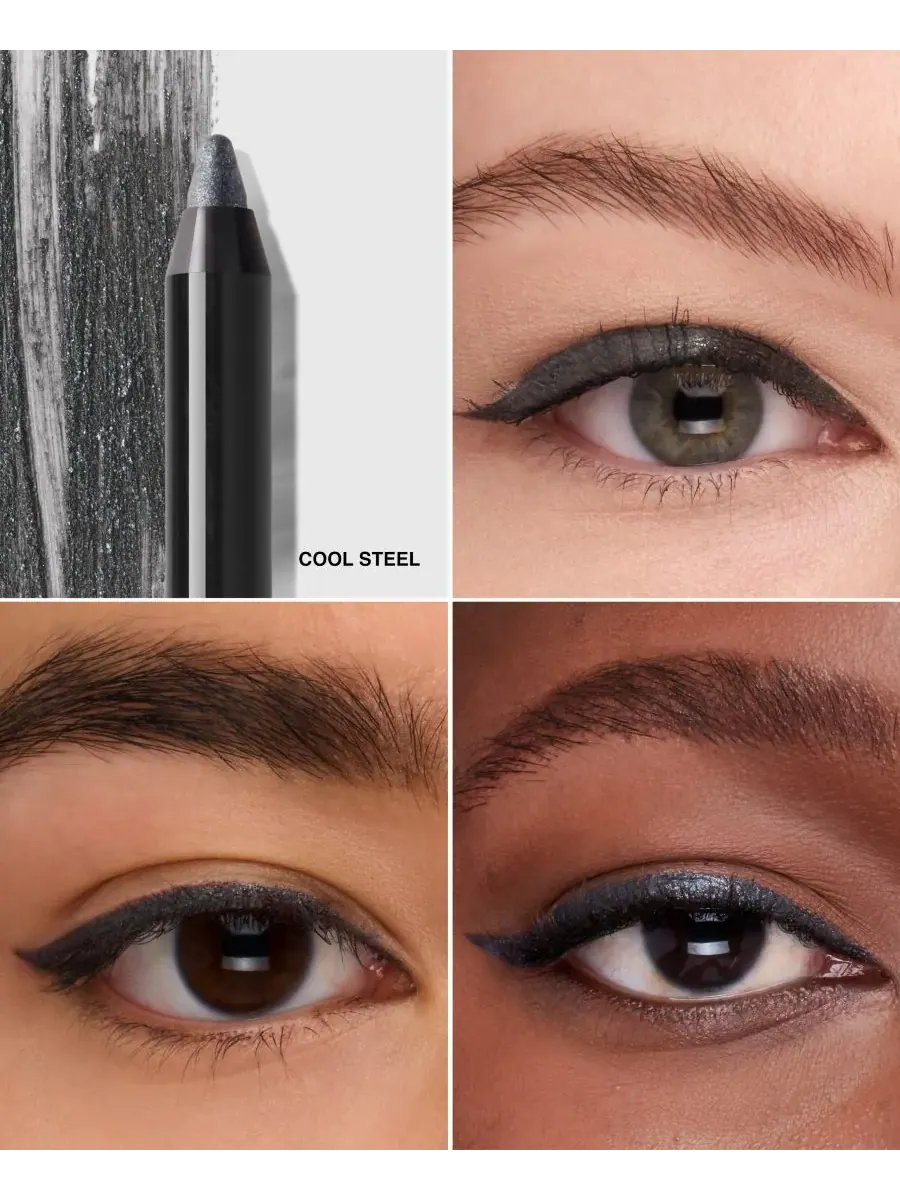 Водостойкая подводка для глаз Kajal, обеспечивающая стойкость до 24 часов Bobbi Brown, Cool Steel — изображение 3 из 5