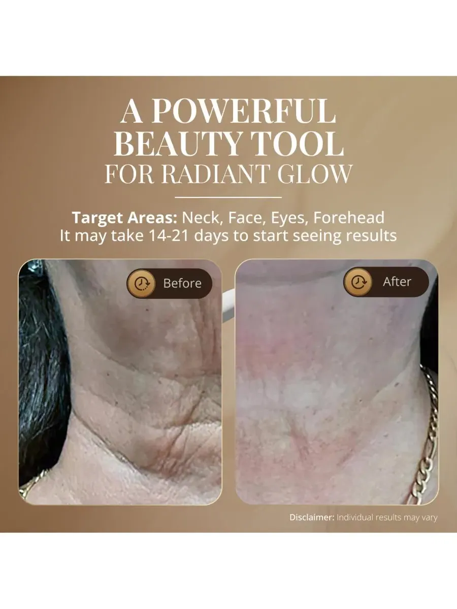 Набор для ухода за кожей лица и шеи с массажером и 5 масками, модель Neck Sculpt and Lift Beauty — изображение 9 из 9