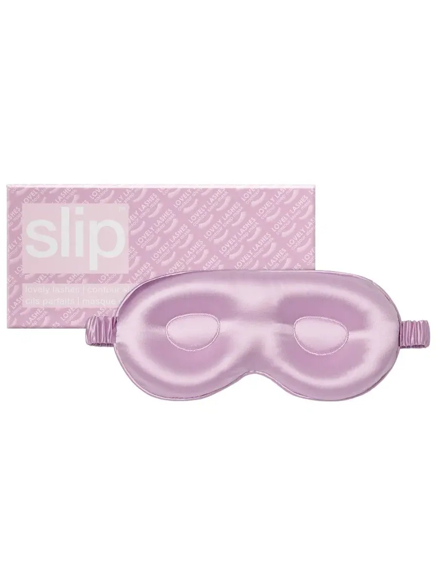 Маска для сна контурная из шелка с защитой ресниц, Pure Silk Contour Sleep Mask Slip — мульти