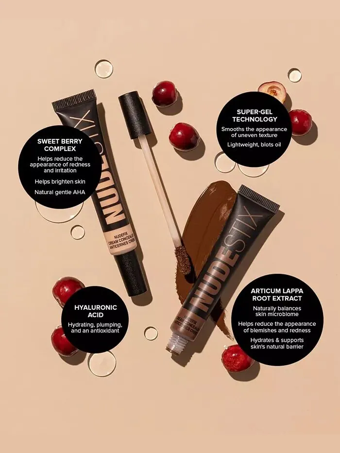 Кремовый консилер Nude Fix, 0,34 унции Nudestix, цвет Nude 3 — изображение 8 из 13