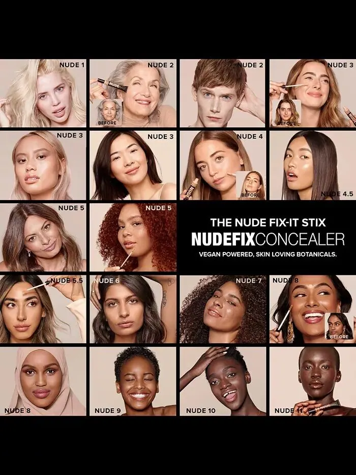 Кремовый консилер Nude Fix, 0,34 унции Nudestix, цвет Nude 7 — изображение 9 из 13
