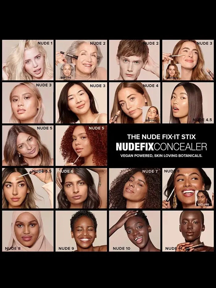 Кремовый консилер Nude Fix, 0,34 унции Nudestix, цвет Nude 5.5 — изображение 9 из 14