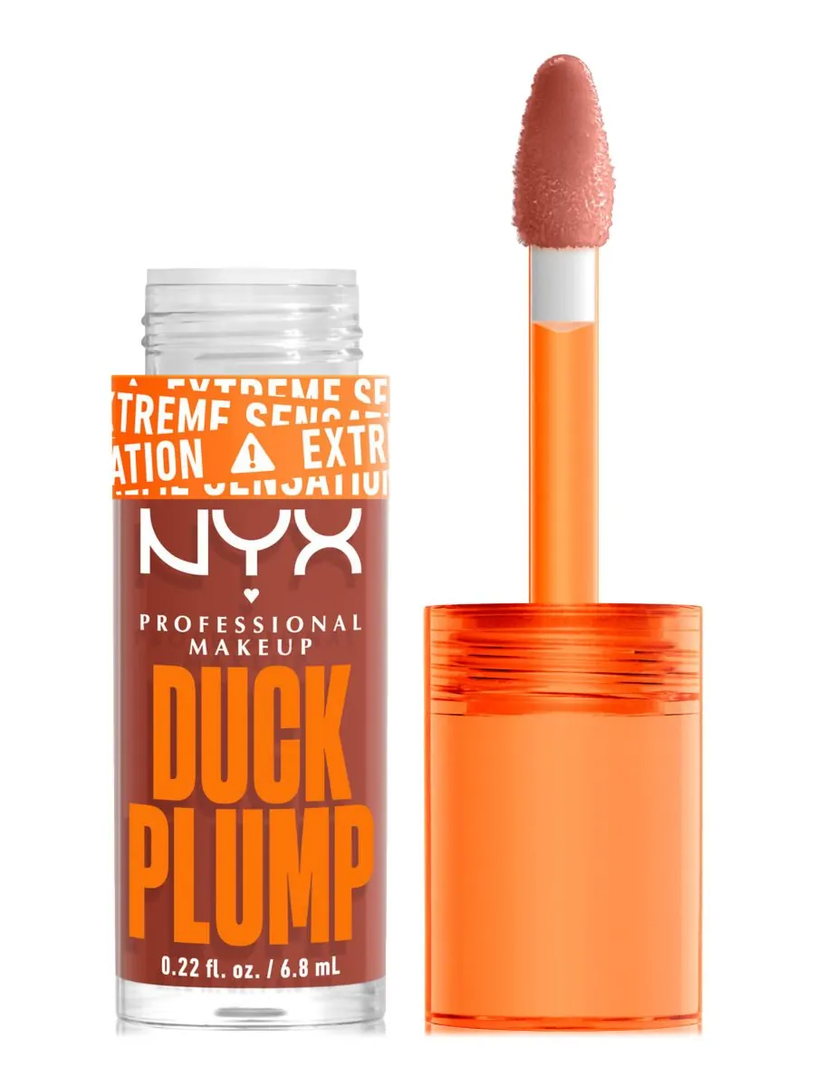 Блеск для губ Duck Plump NYX Professional Makeup — коричневый