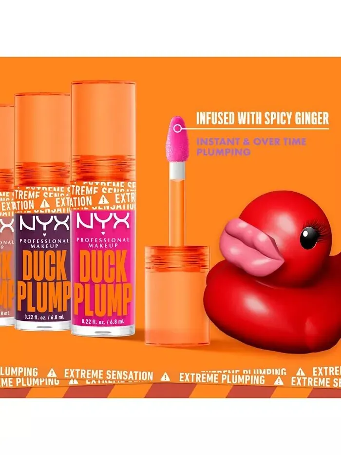 Блеск для губ Duck Plump Nyx Professional Makeup, цвет Twice The Spice — изображение 6 из 7