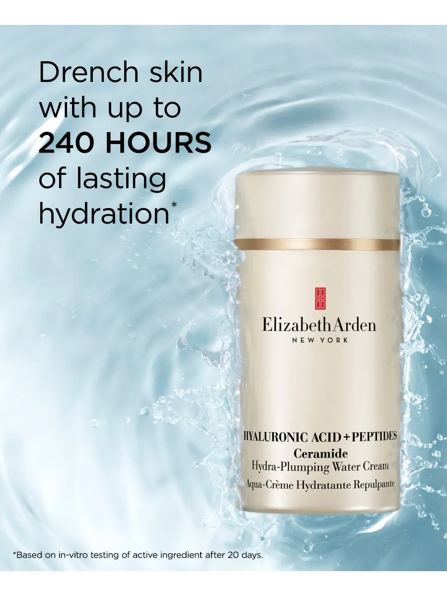 Крем для лица SPF ELIZABETH ARDEN Увлажняющий с гиалуроновой кислотой, пептидами и церамидами — изображение 5 из 10