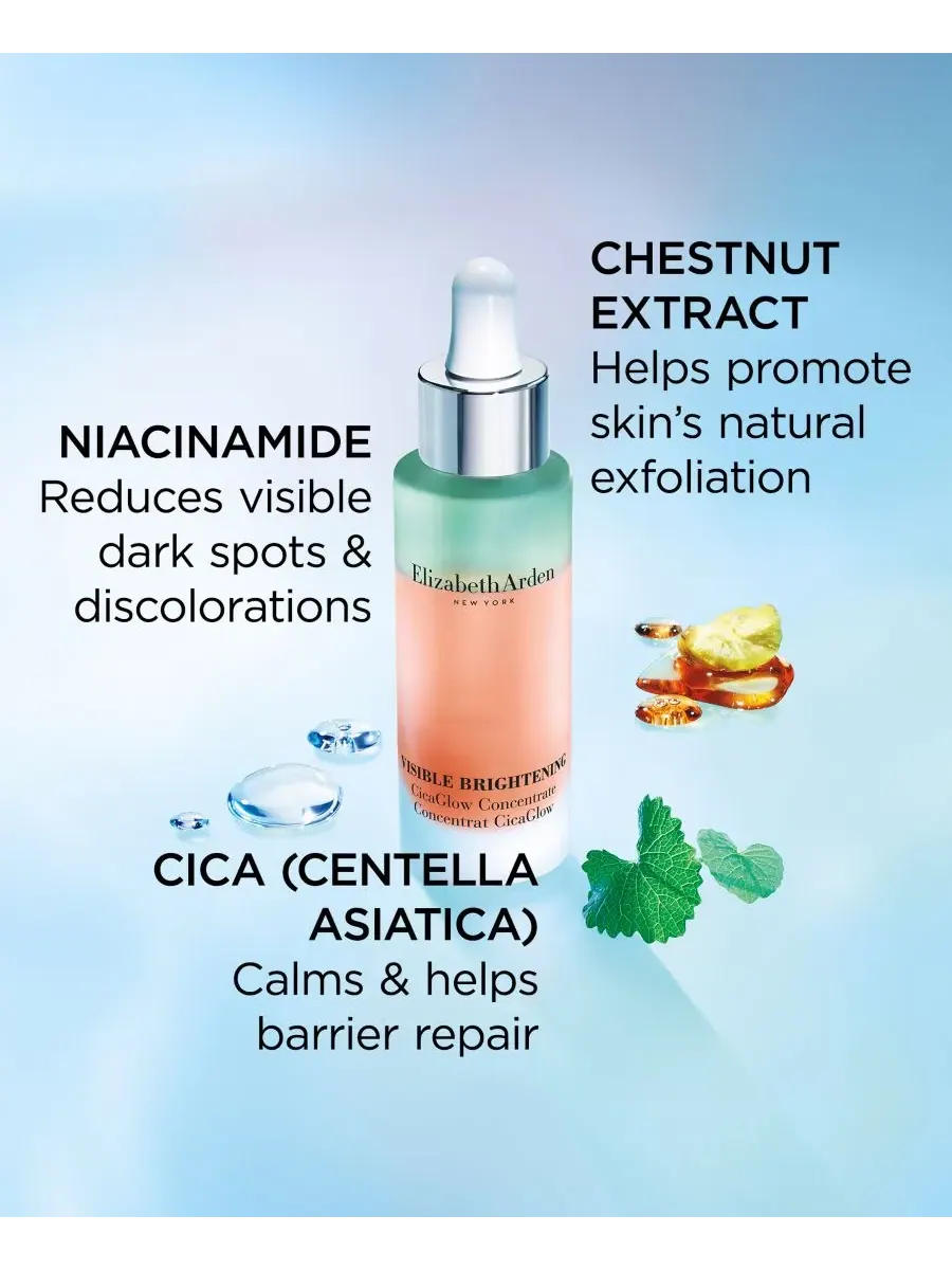 Сыворотка Elizabeth Arden — Осветляющий концентрат CicaGlow, 28 г — изображение 6 из 10